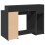 VidaXL vidaXL Desk with LED Lights Writing Table Working Table Black Engineered Wood 8