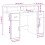 VidaXL vidaXL Desk with LED Lights Writing Table Working Table Black Engineered Wood 4