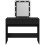 VidaXL (black) vidaXL Dressing Table with LED Cosmetic Table Vanity Makeup Table Smoked Oak 5