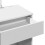 VidaXL (white) vidaXL Dressing Table with LED Cosmetic Table Vanity Makeup Table Smoked Oak 11