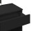 VidaXL (black) vidaXL Dressing Table with LED Cosmetic Table Vanity Makeup Table Smoked Oak 11
