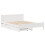 VidaXL vidaXL Bed Frame without Mattress Bed Base White 120x200 cm Solid Wood Pine 3