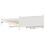 VidaXL vidaXL Bed Frame without Mattress White 150x200 cm King Size Solid Wood Pine 8