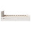 VidaXL vidaXL Bed Frame without Mattress White 150x200 cm King Size Solid Wood Pine 7