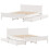 VidaXL vidaXL Bed Frame without Mattress White 150x200 cm King Size Solid Wood Pine 9