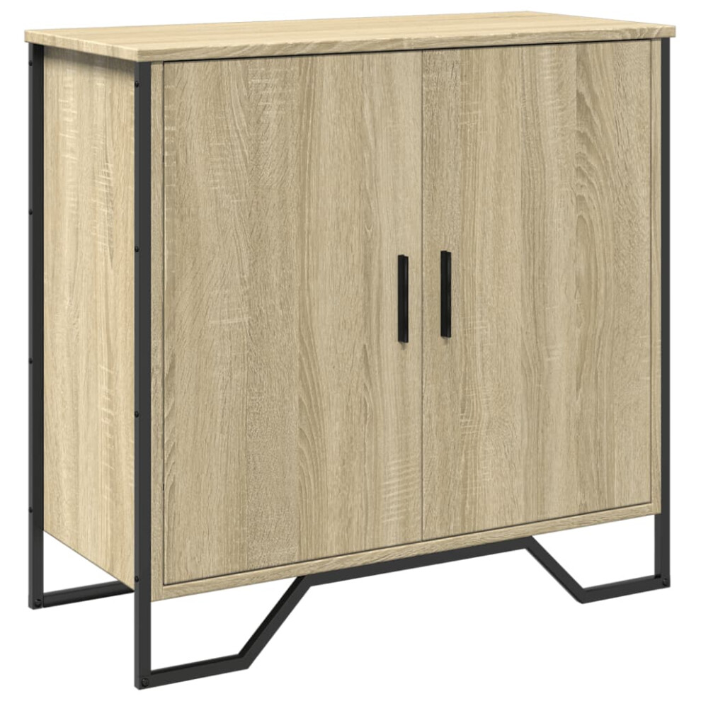 (sonoma oak) vidaXL Sideboard Storage Organiser Cupboard Cabinet Highboard Engineered Wood