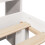 VidaXL vidaXL Bookcase Bed without Mattress Bed Base White 160x200cm Solid Wood Pine 9