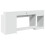VidaXL vidaXL Desk with LED Lights Writing Table Working Table White Engineered Wood 8
