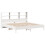 VidaXL vidaXL Bookcase Bed without Mattress Bed White Super King Solid Wood Pine 3