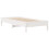 VidaXL vidaXL Bookcase Bed without Mattress Bed White Small Single Solid Wood Pine 8