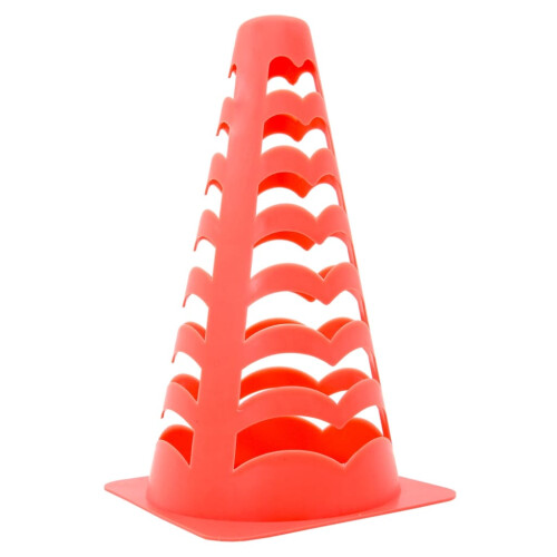 VidaXL vidaXL Football Cones Soccer Training Cone Marker Cones 6 pcs Stackable Orange 1