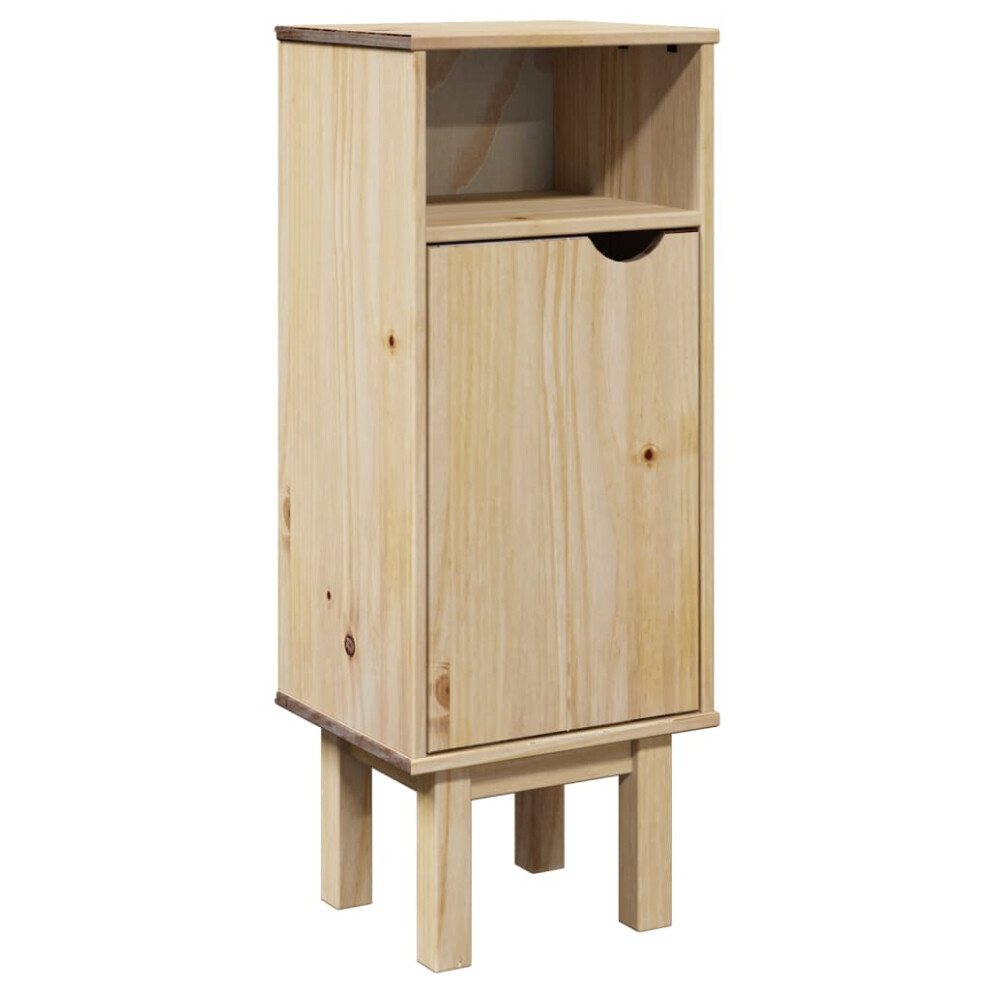 vidaXL Bathroom Cabinet Storage Cabinet Cupboard Vanity Unit Solid Wood Pine