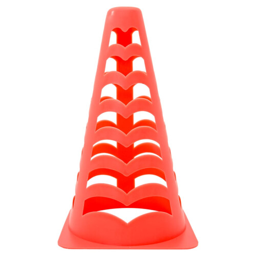 VidaXL vidaXL Football Cones Soccer Training Cone Marker Cones 6 pcs Stackable Orange 2
