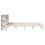 VidaXL vidaXL Bookcase Bed without Mattress White 135x190 cm Double Solid Wood Pine 7