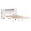 VidaXL vidaXL Bookcase Bed without Mattress White 135x190 cm Double Solid Wood Pine 3