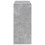 VidaXL vidaXL Bar Table with Shelf Pub Bistro Table Concrete Grey Engineered Wood 5