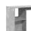VidaXL vidaXL Bar Table with Shelf Pub Bistro Table Concrete Grey Engineered Wood 7