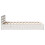 VidaXL vidaXL Bed Frame without Mattress White 135x190 cm Double Solid Wood Pine 7