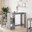 VidaXL vidaXL Bar Table with Shelf Pub Table Bistro Table Grey Sonoma Engineered Wood 3