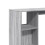 VidaXL vidaXL Bar Table with Shelf Pub Table Bistro Table Grey Sonoma Engineered Wood 7