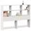 VidaXL vidaXL Headboard with Storage Bedroom Bed Header White 140 cm Solid Wood Pine 1