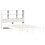 VidaXL vidaXL Headboard with Storage Bedroom Bed Header White 140 cm Solid Wood Pine 7