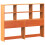 VidaXL vidaXL Headboard with Storage Bed Headboard Wax Brown 140 cm Solid Wood Pine 3