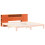 VidaXL vidaXL Headboard with Storage Bed Headboard Wax Brown 200 cm Solid Wood Pine 7