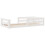 VidaXL vidaXL Bed Frame without Mattress White 75x190 cm Small Single Solid Wood Pine 3
