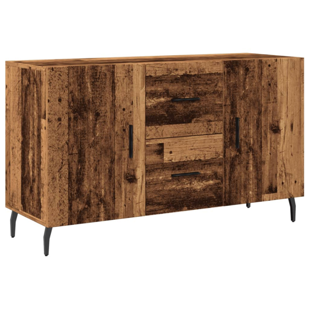 Vidaxl Sideboard Side Cabinet Cupboard Highboard Old Wood Engineered Wood