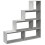 VidaXL vidaXL Room Divider Bookcase Bookshelf 4-Tier Concrete Grey Engineered Wood 7