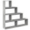 VidaXL vidaXL Room Divider Bookcase Bookshelf 4-Tier Concrete Grey Engineered Wood 2