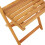 VidaXL vidaXL Folding Garden Chairs 4 pcs Chairs Grey Poly Rattan and Solid Wood 8