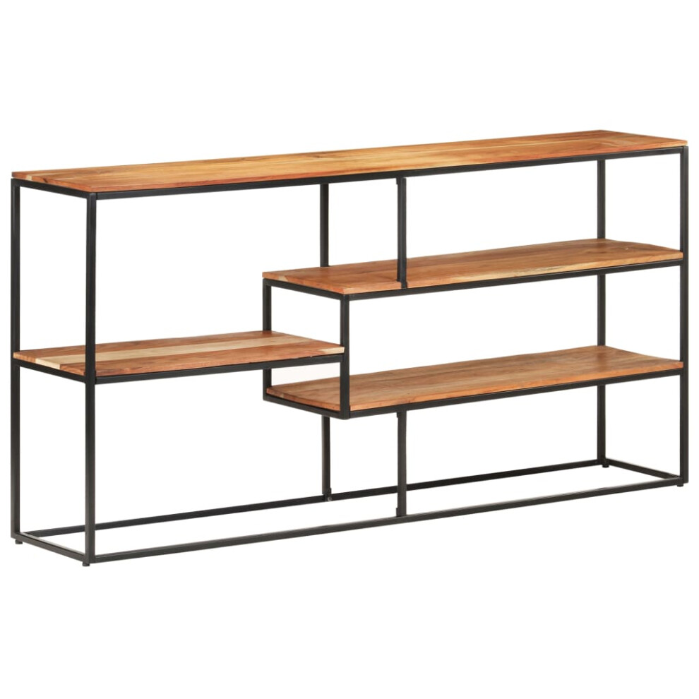 Vidaxl Solid Acacia Wood Sideboard Industrial Side Cabinet Standing Shelf