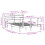 VidaXL vidaXL Bed Frame with Headboard Bed White 135x190 cm Double Solid Wood Pine 4