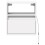 VidaXL vidaXL Wall-mounted Bedside Cabinets with LED Lights Bed Table 2 pcs White 6