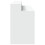 VidaXL vidaXL Desk with LED Lights Writing Table Working Table White Engineered Wood 7