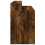 VidaXL vidaXL Desk with LED Lights Writing Working Table Smoked Oak Engineered Wood 7