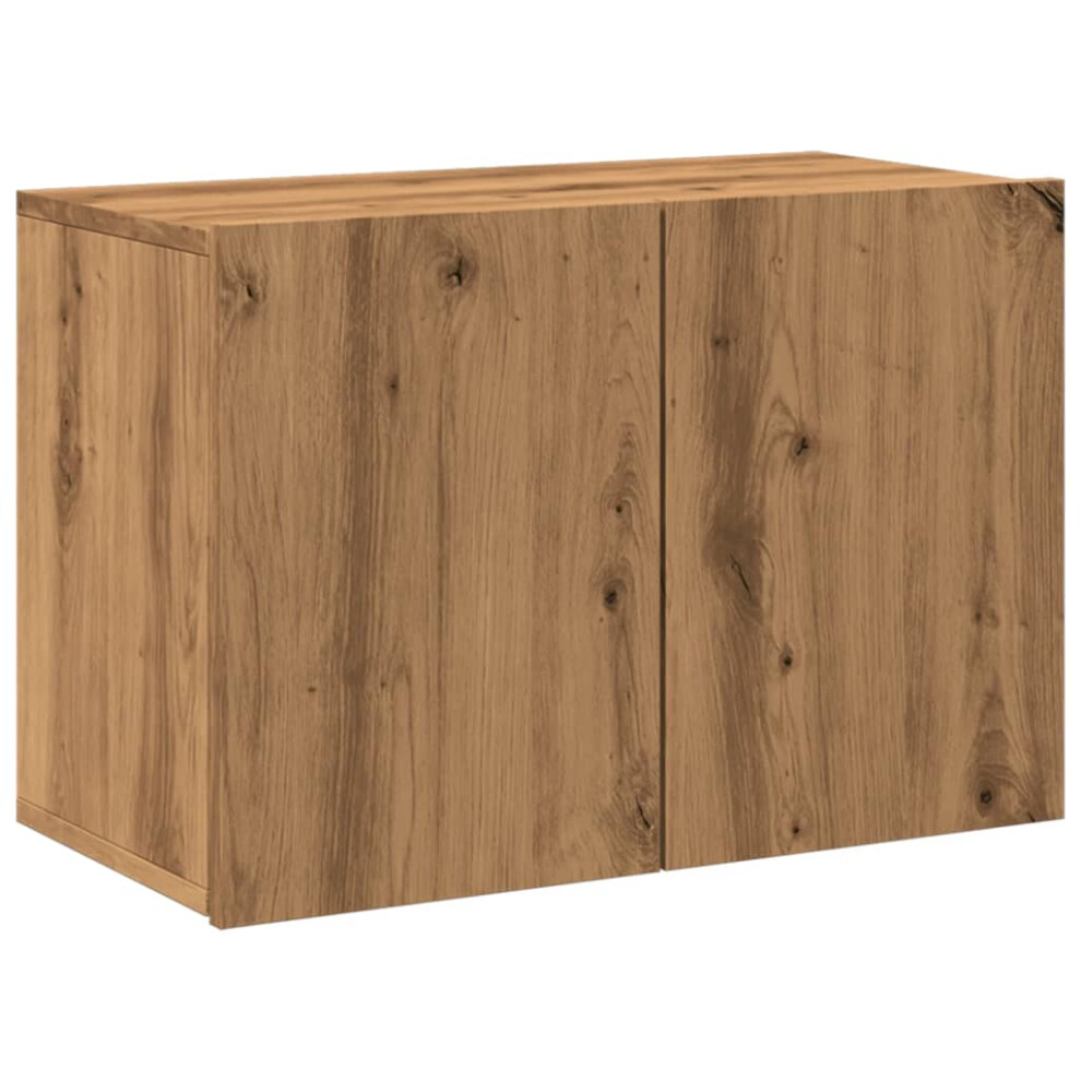Vidaxl Tv Cabinet Wall-Mounted Tv Stand Floating Cabinet Tv Unit Artisian Oak