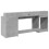 VidaXL vidaXL Desk with LED Lights Study Working Table Concrete Grey Engineered Wood 8