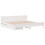 VidaXL vidaXL Bed Frame without Mattress Bed Base White 200x200 cm Solid Wood Pine 3