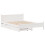 VidaXL vidaXL Bed Frame without Mattress White 135x190 cm Double Solid Wood Pine 3
