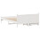 VidaXL vidaXL Bed Frame without Mattress White 135x190 cm Double Solid Wood Pine 8