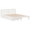 VidaXL vidaXL Bed Frame without Mattress White 150x200 cm King Size Solid Wood Pine 3