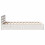 VidaXL vidaXL Bed Frame without Mattress White 150x200 cm King Size Solid Wood Pine 7