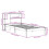 VidaXL vidaXL Bookcase Bed without Mattress Bed White Small Single Solid Wood Pine 4