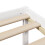 VidaXL vidaXL Bookcase Bed without Mattress Bed White Small Single Solid Wood Pine 10