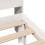 VidaXL vidaXL Bookcase Bed without Mattress Bed White Small Single Solid Wood Pine 9