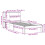 VidaXL vidaXL Bookcase Bed without Mattress Bed White Small Single Solid Wood Pine 11