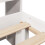 VidaXL vidaXL Bookcase Bed without Mattress Bed White Super King Solid Wood Pine 9